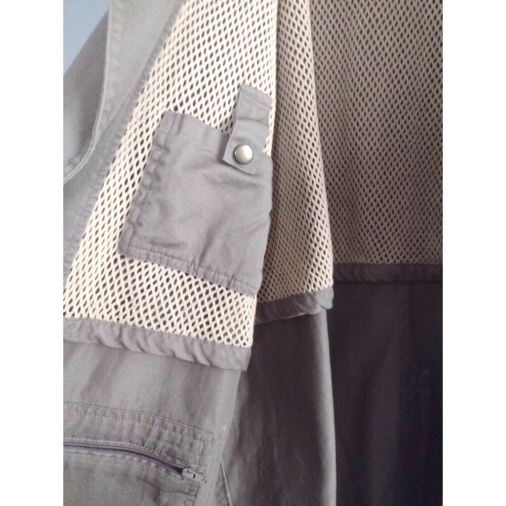 Travelsmith XXL Mens Cotton Safari Sport Jacket Coat Suede Elbow Patches 2XL - Picture 8 of 15